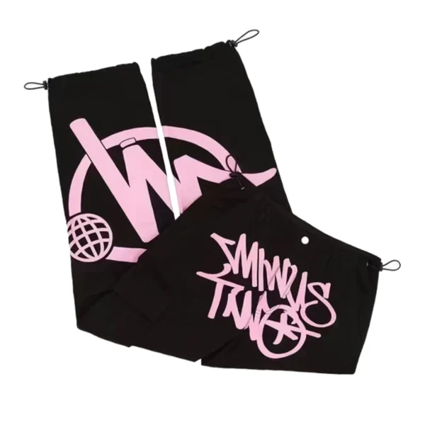 Men Women With The Same American Retro High Street Hip Hop Street Pants Printing Casual Mens Streetwear Sportswear Sweatpants 2