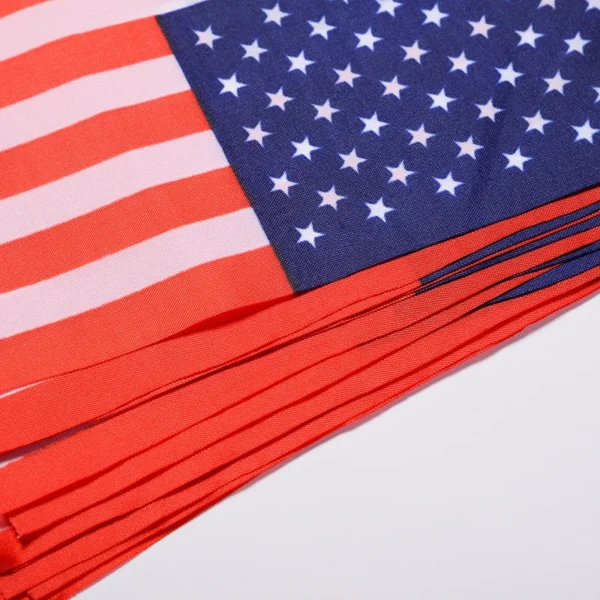 ZXZ USA bunting flag14cmx21cm 20pcs/set American Flag String America USA Bunting Banner small US string flags home decor banner 5